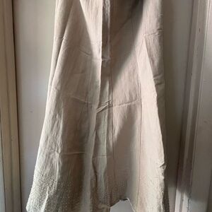 Avenue Cream A-Line Skirt